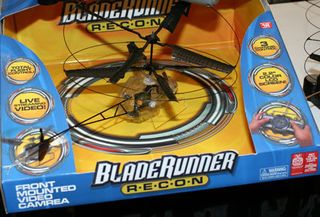 Interactive Toy also sells the BladeRunner Recond that has a front-viewing camera. Think of the chaos you can cause with that!