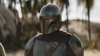 Mando in the Mandalorian and Grogu trailer.