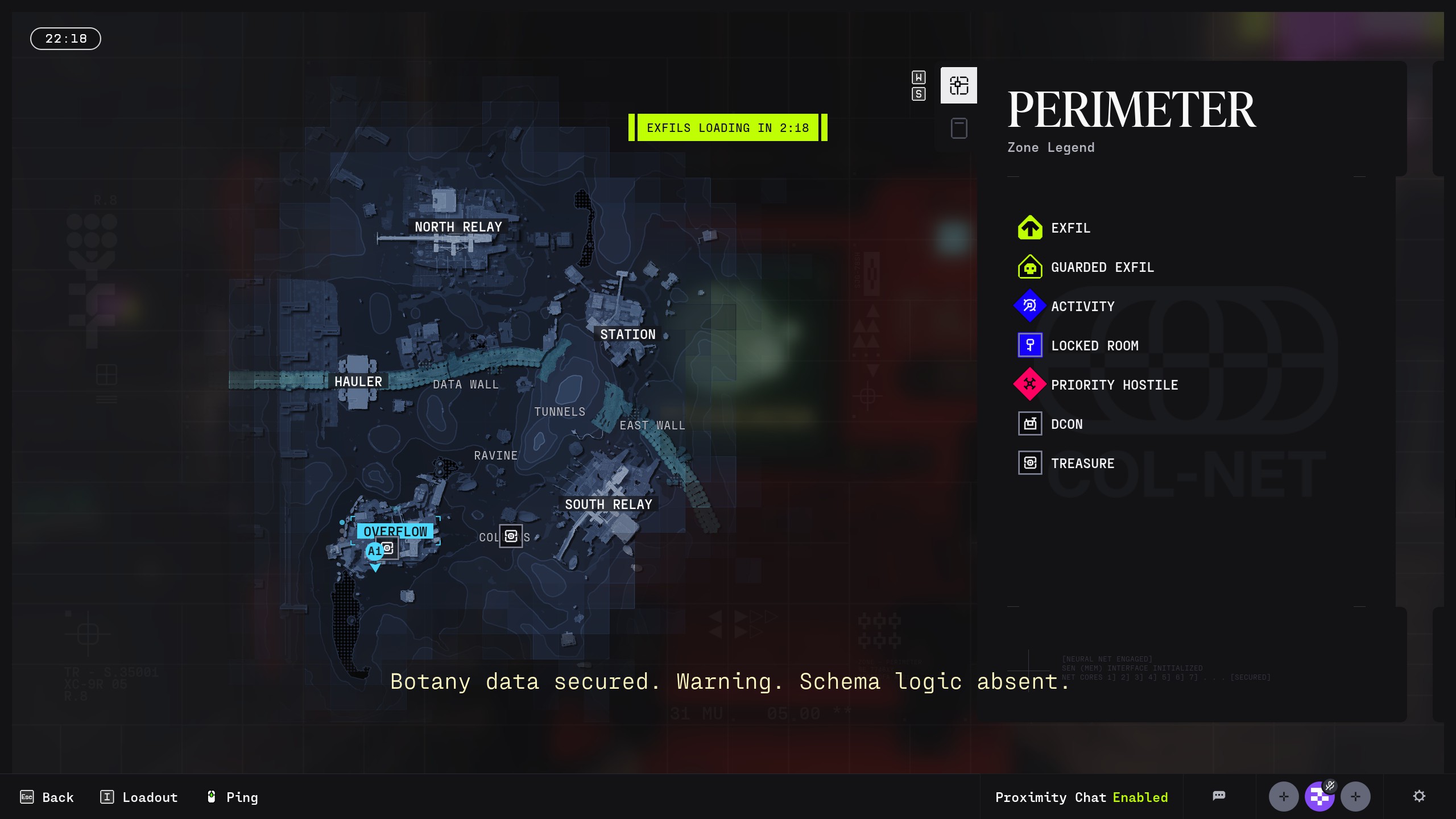 Marathon Survival Directive - Botany report location