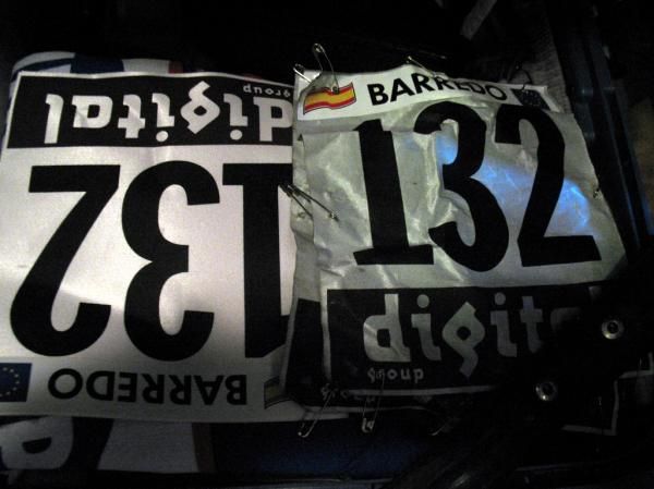 Inside the hotel: Carlos Barredo's race numbers