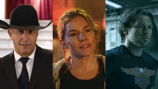 Kevin Costner on Yellowstone, Sienna Miller in 21 Bridges, Sam Worthington in Avatar