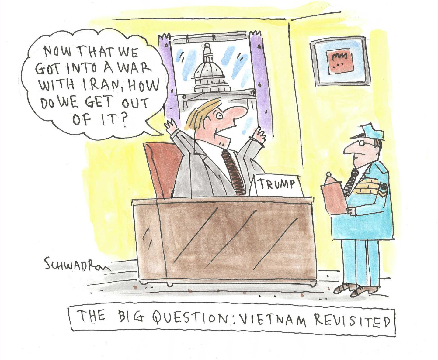 Political cartoon