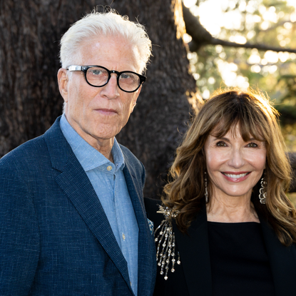 Ted Danson and Mary Steenburgen pose for a portrait at LA Regional Food Bank's "A Million Reasons" Celebration on August 13, 2023 in Hollywood, California.