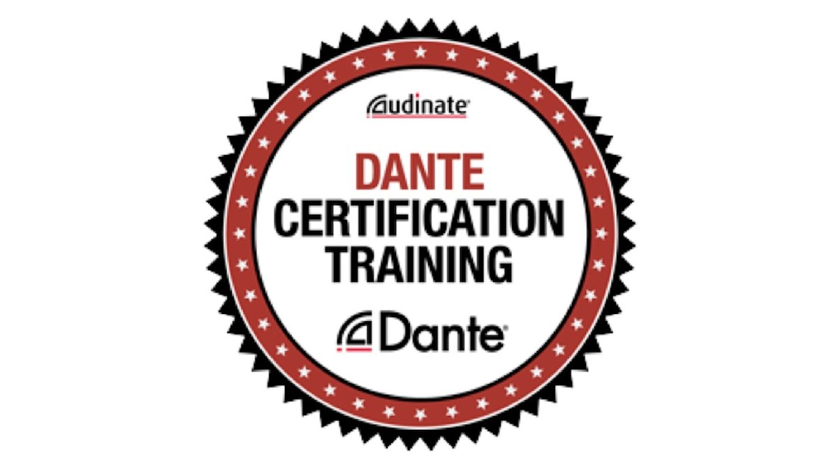 Coming this month. Audinate Dante. Audinate. Dante domain Manager.