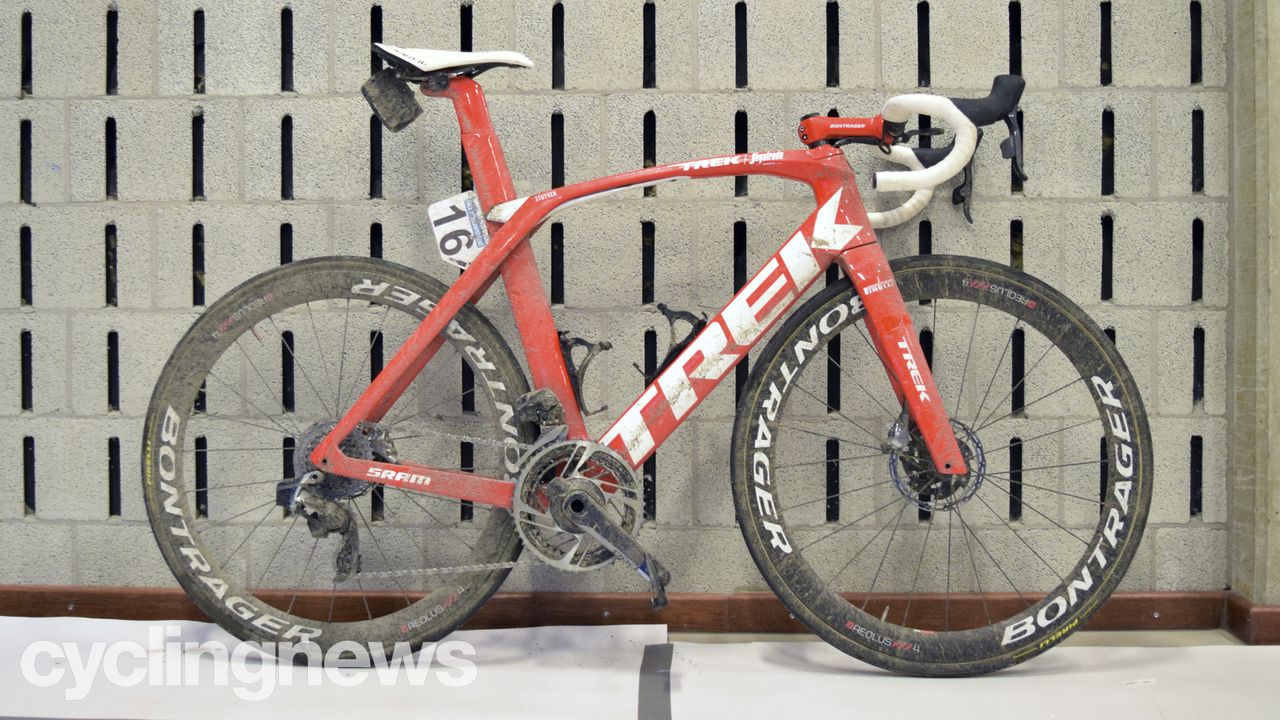 Jasper Stuyven's Omloop het niewsblad Trek Madone