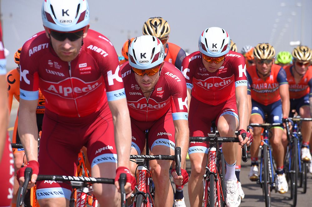 The Katusha-Alpecin team kept Kristoff out of the wind