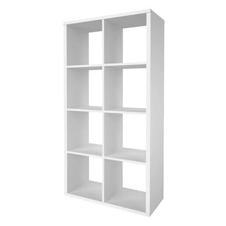 GoodHome Mixxit White Freestanding 8 shelf Rectangular Shelving unit