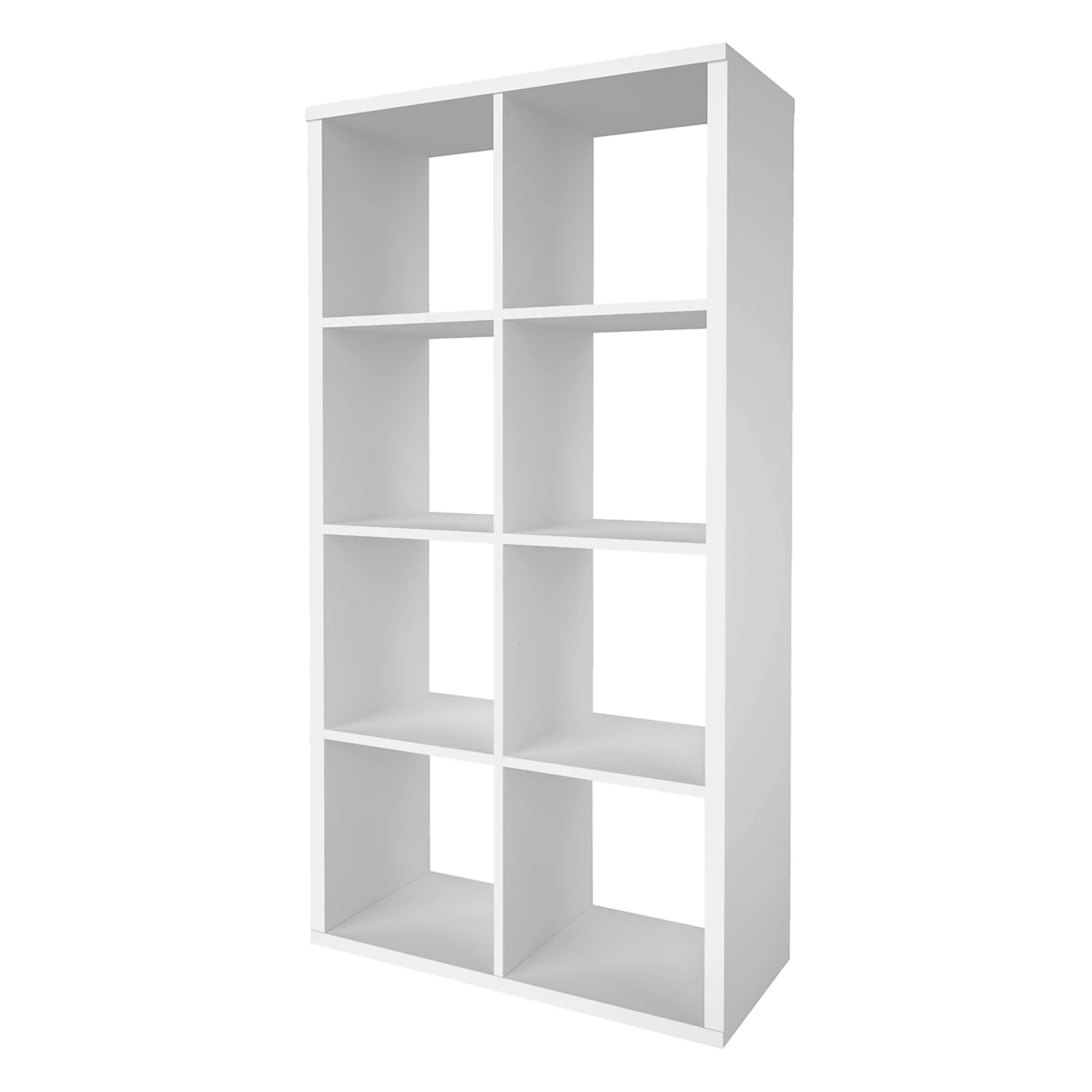 Goodhome Mixxit White Freestanding 8 estantería rectangular