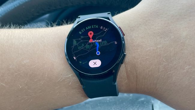 google maps in samsung galaxy watch