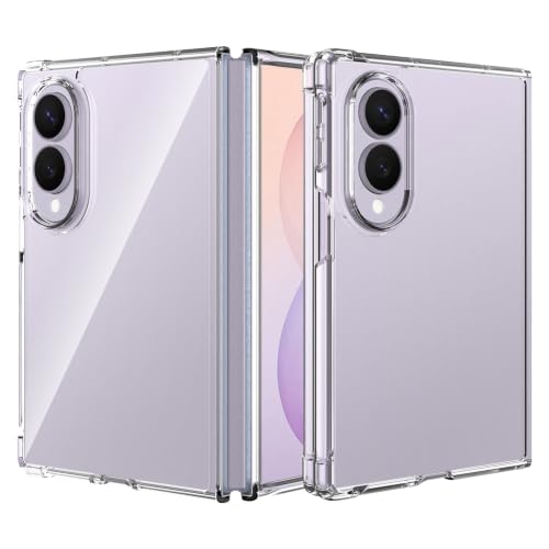Aiziki Case for Samsung Galaxy Z Fold 8/z Fold 8 Wide 5g Slim Shockproof Scratch-Resistant Drop-Resistant Anti-Yellowing Tpu and Clear Pc Crystal Phone Case Clear
