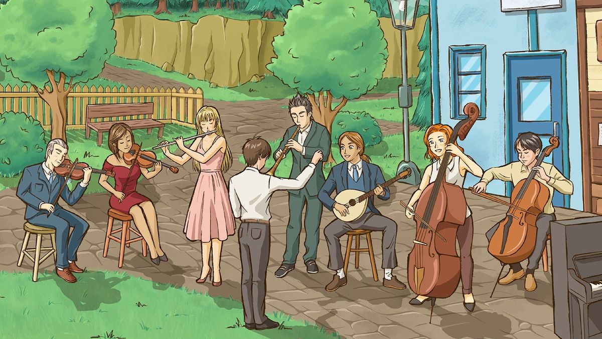 Stardew Valley: Festival of Seasons concert tour promotional art (detail)