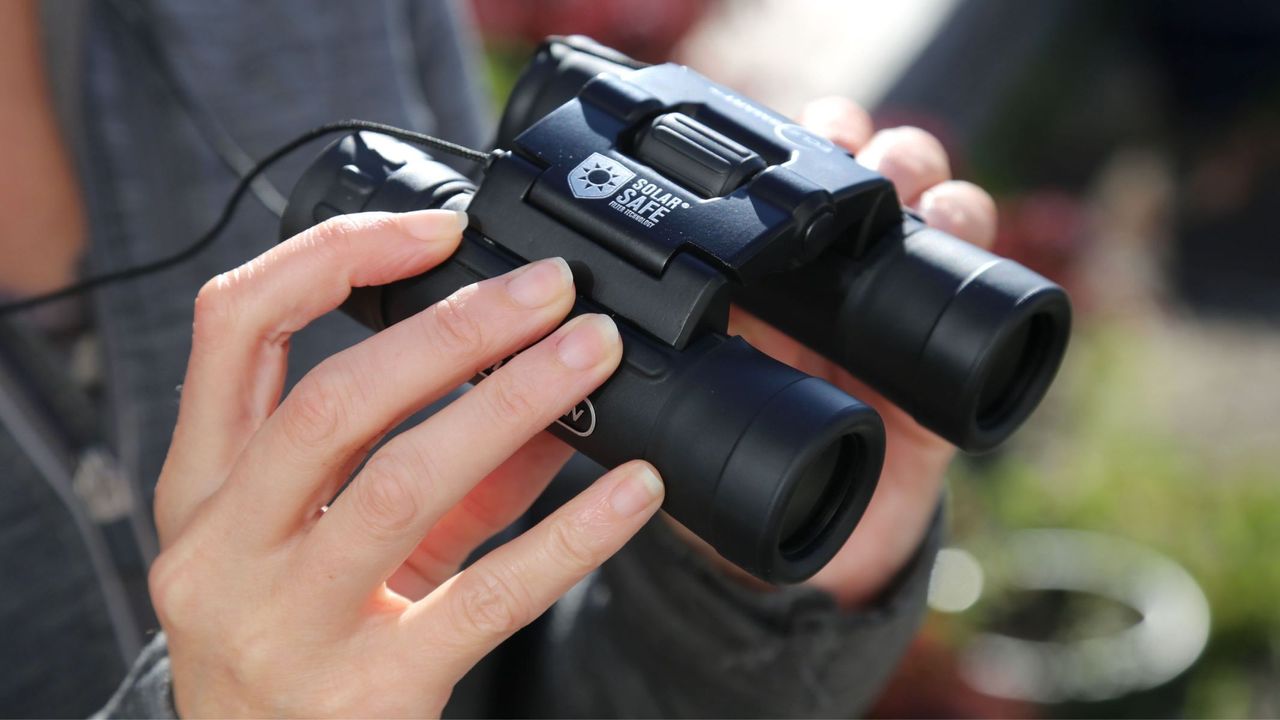 Eclipsmart 10x25 in the hands of the author