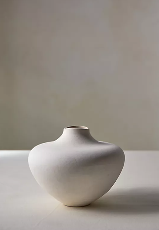 Ceramic organic shape vase.
