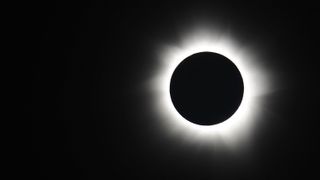 Totality is seen during the solar eclipse at Palm Cove on November 14, 2012 in Palm Cove, Australia. Thousands of eclipse-watchers have gathered in part of North Queensland to enjoy the solar eclipse, the first in Australia in a decade.
