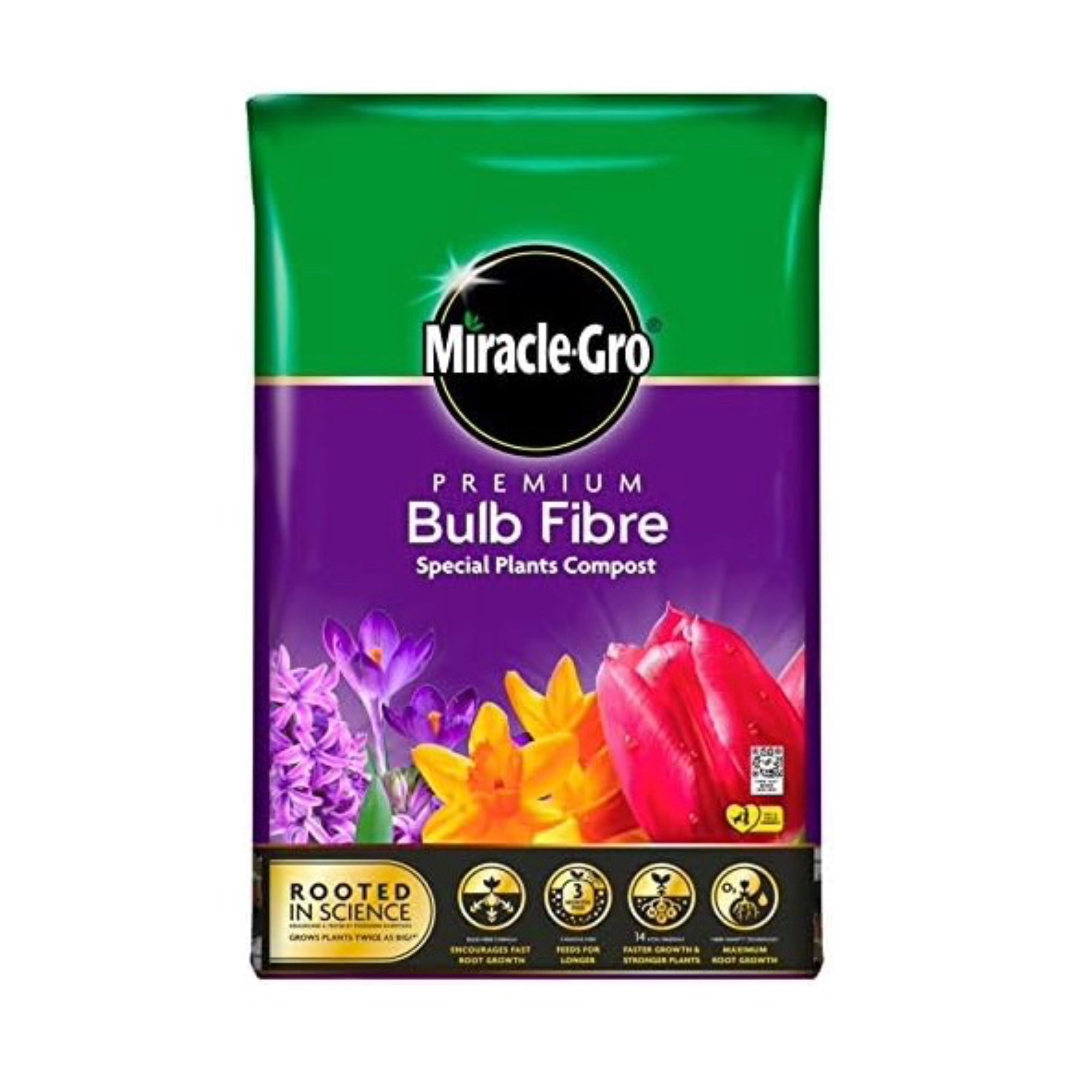Miracle Gro Premium Bulb Fibre Potting Mix Compost, 10L