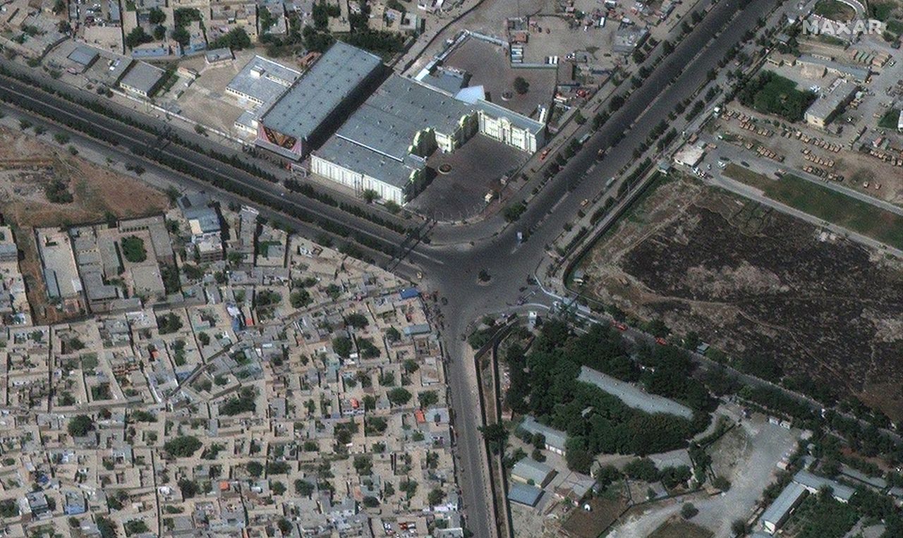 On Aug. 27, 2021, the WorldView-1 satellite captured these views of U.S. evacuation efforts from Afghanistan's Hamid Karzai International Airport in Kabul just days ahead of an Aug. 31 deadline to complete the operation in the wake of the Taliban takeover of the country.
