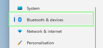 Bluetooth in Windows