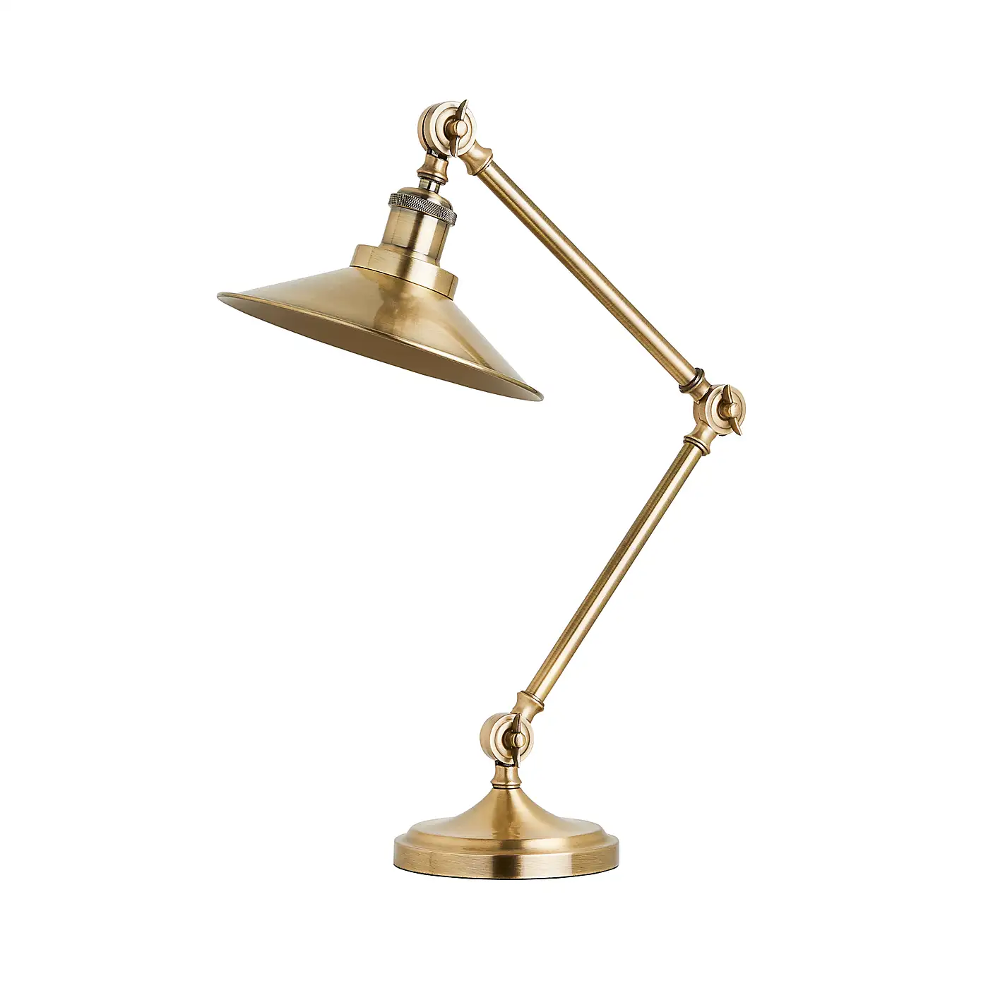 Churchgate Langton Antique Brass Table Lamp
