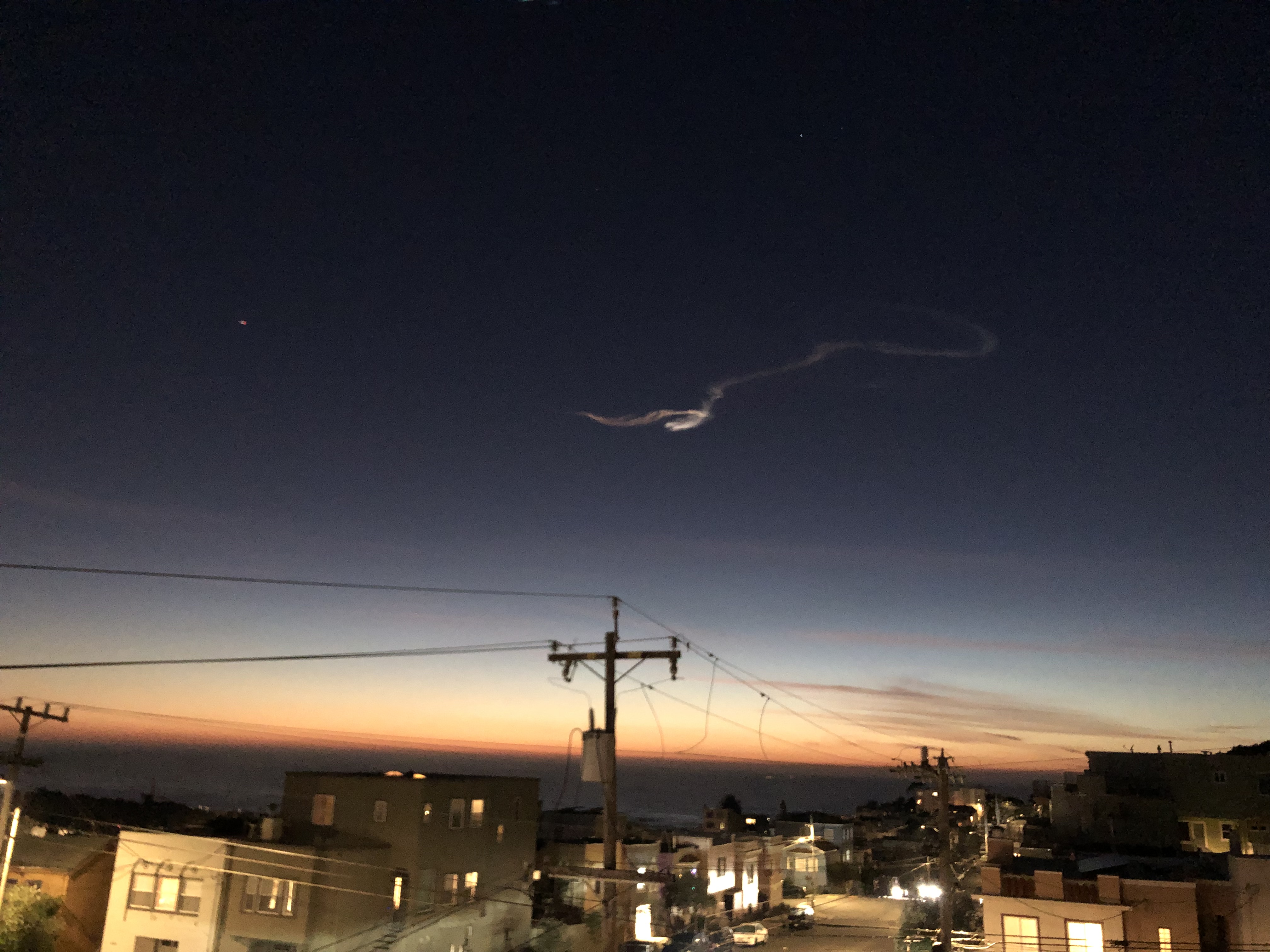 Meteor Over San Francisco