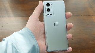 OnePlus 9 Pro in hand
