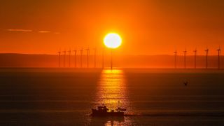 Sunrises also appear an orange or reddish hue. This gorgeous sunrise can be seen over the North Sea, as viewed from the Headland, Hartlepool, County Durham in England on March 21, 2022.