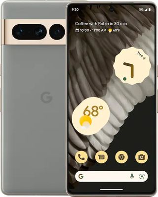 Google Pixel 7 Pro front and back panels