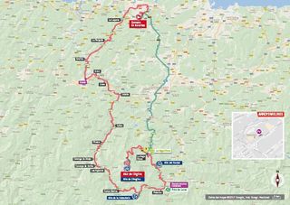 Vuelta a Espana 2017 stage 20 map