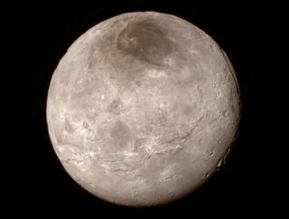 Red Pole on Charon