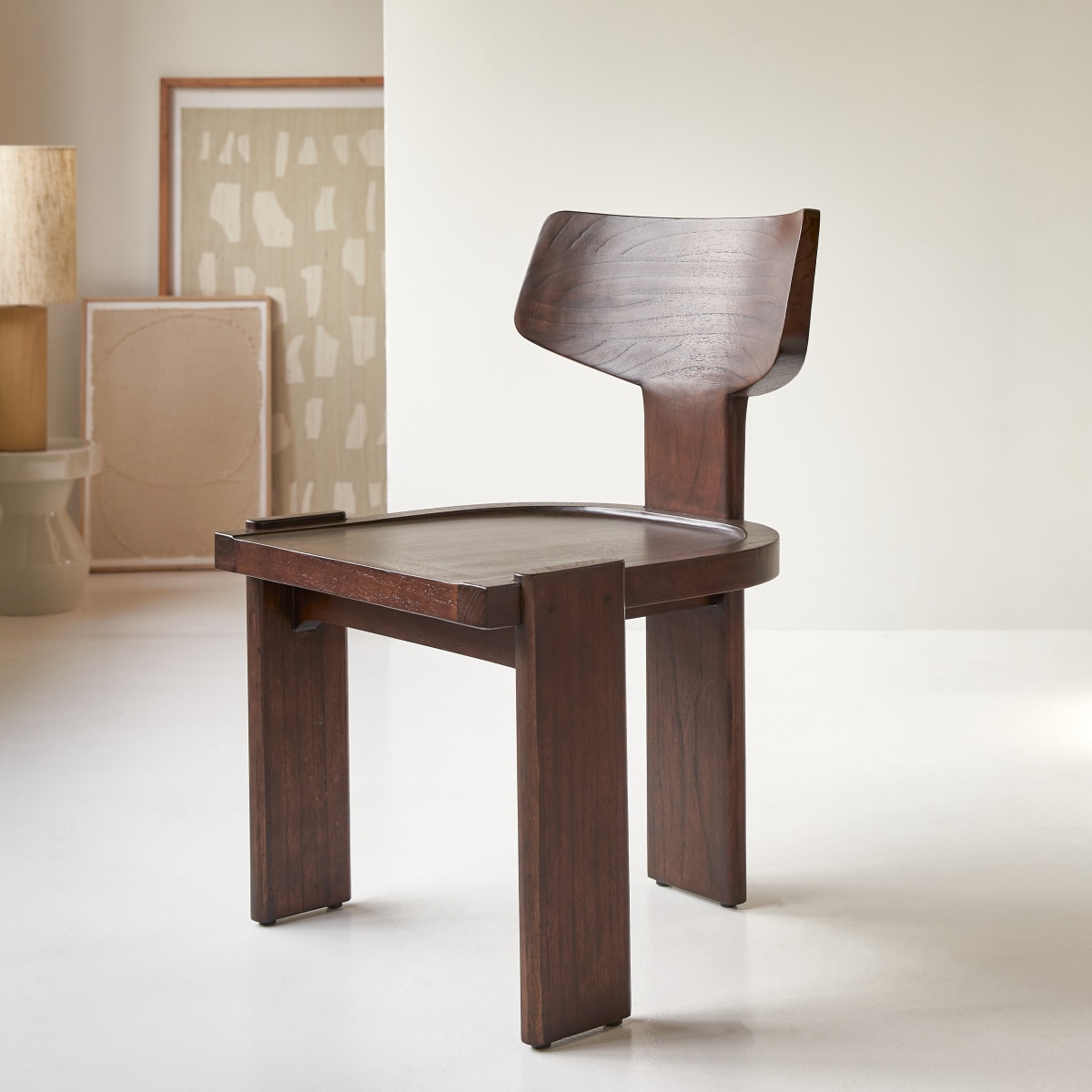 Iko - Solid Mindi Wood Chair