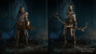 Diablo 4 Legendary Armor and Armor Cosmetic examples