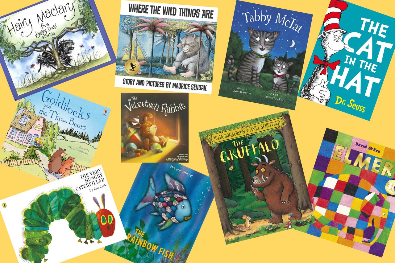 Collage showing the nation&#039;s favourite children&#039;s books