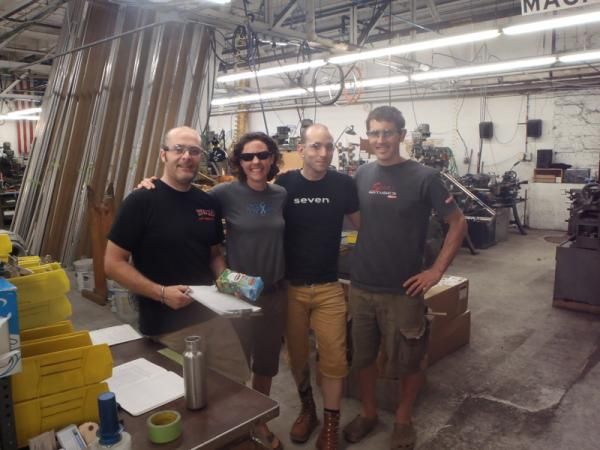 In the Seven Cycles Laboratory.