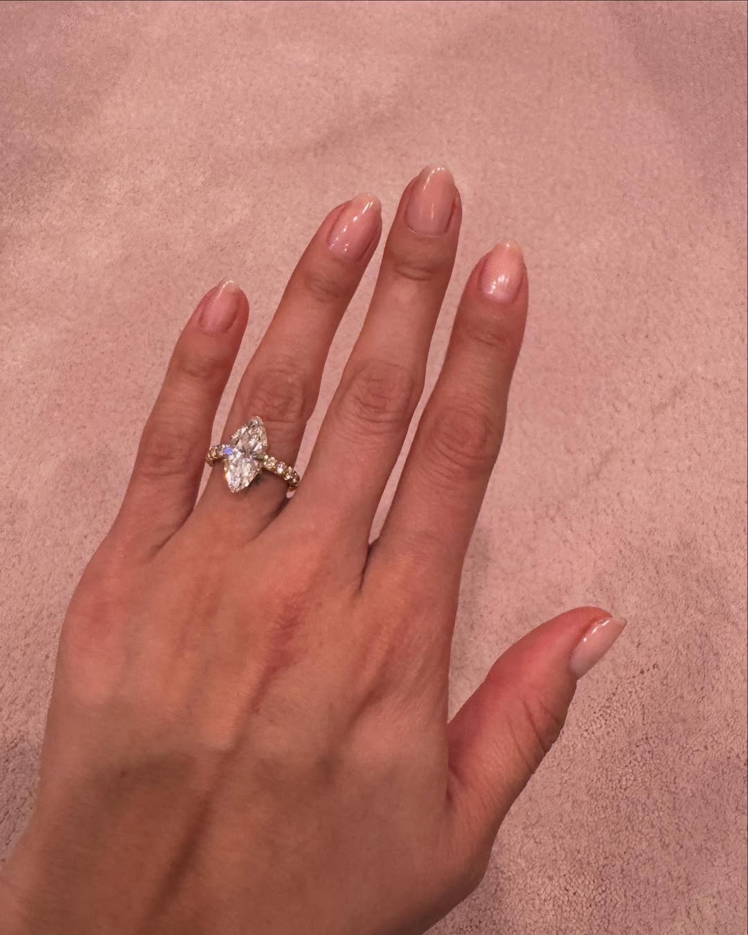 An image of a wedding nail design.