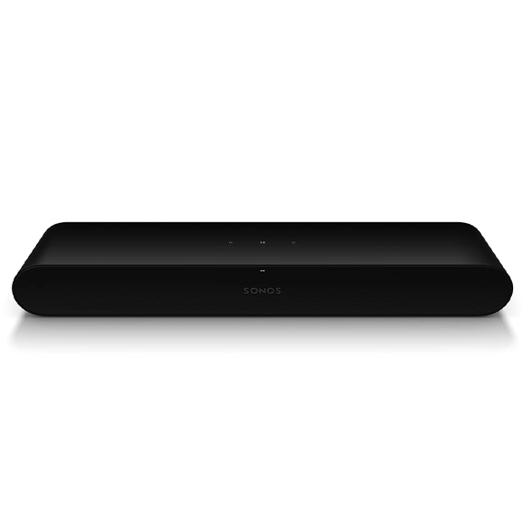 Sonos Ray soundbar on a white background