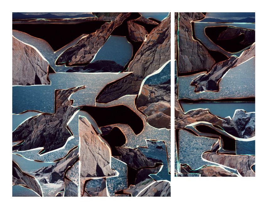 An abstract montage
