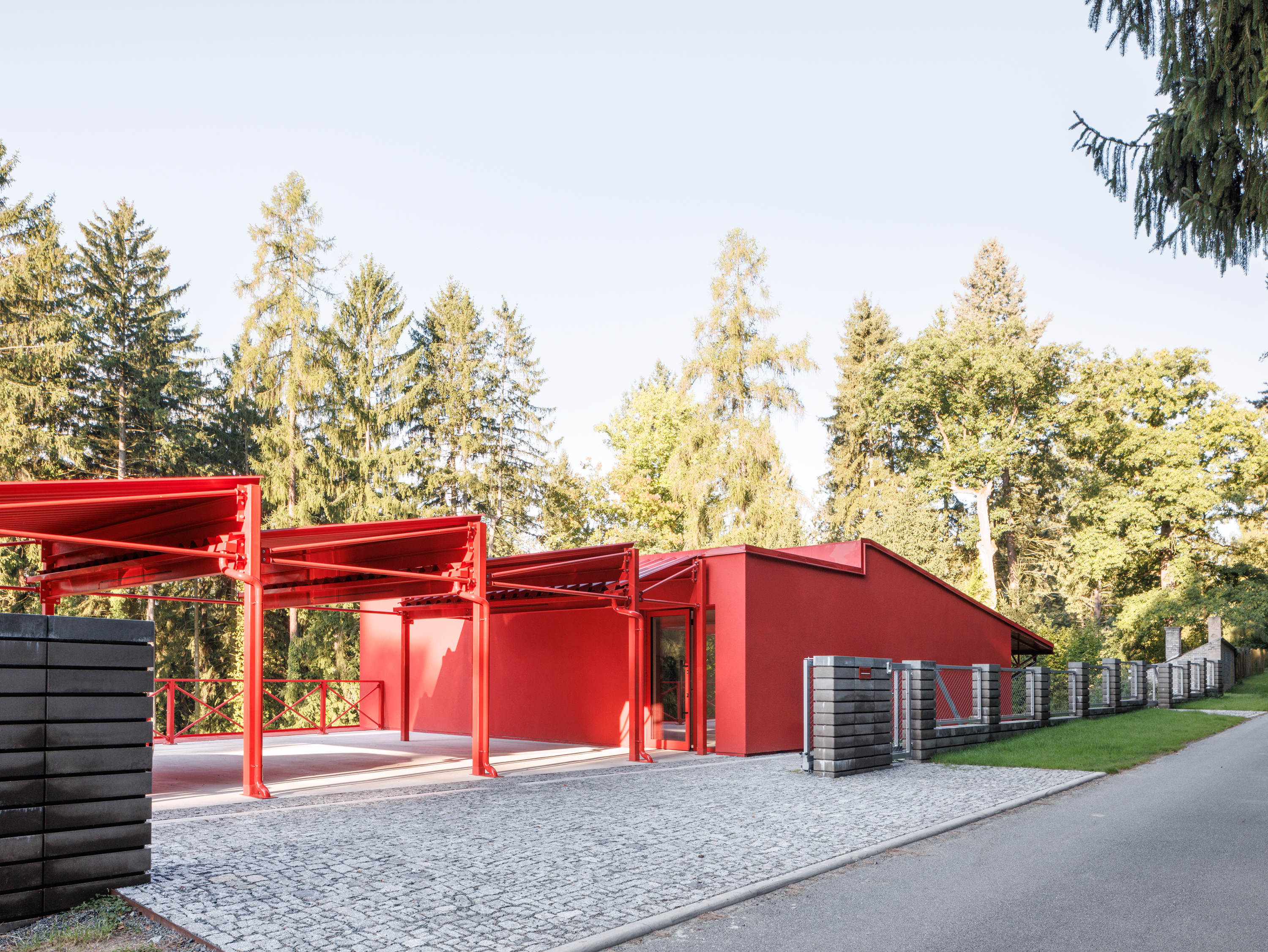 Red House in the Czech Republic