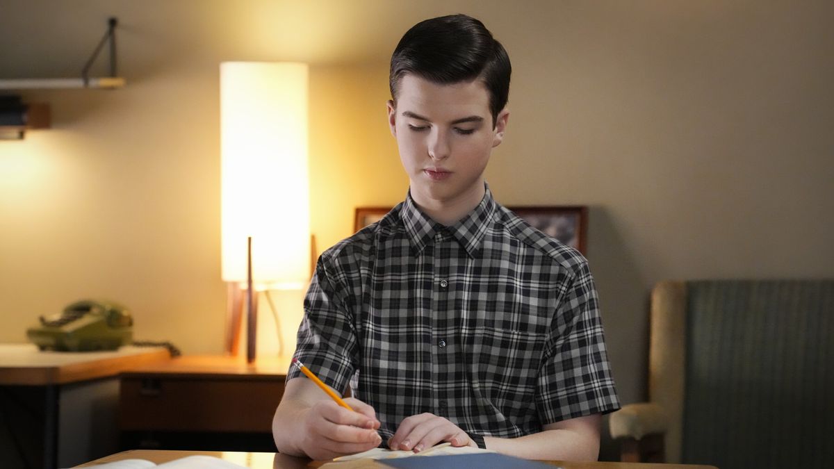 Iain Armitage as Sheldon Cooper in Young Sheldon