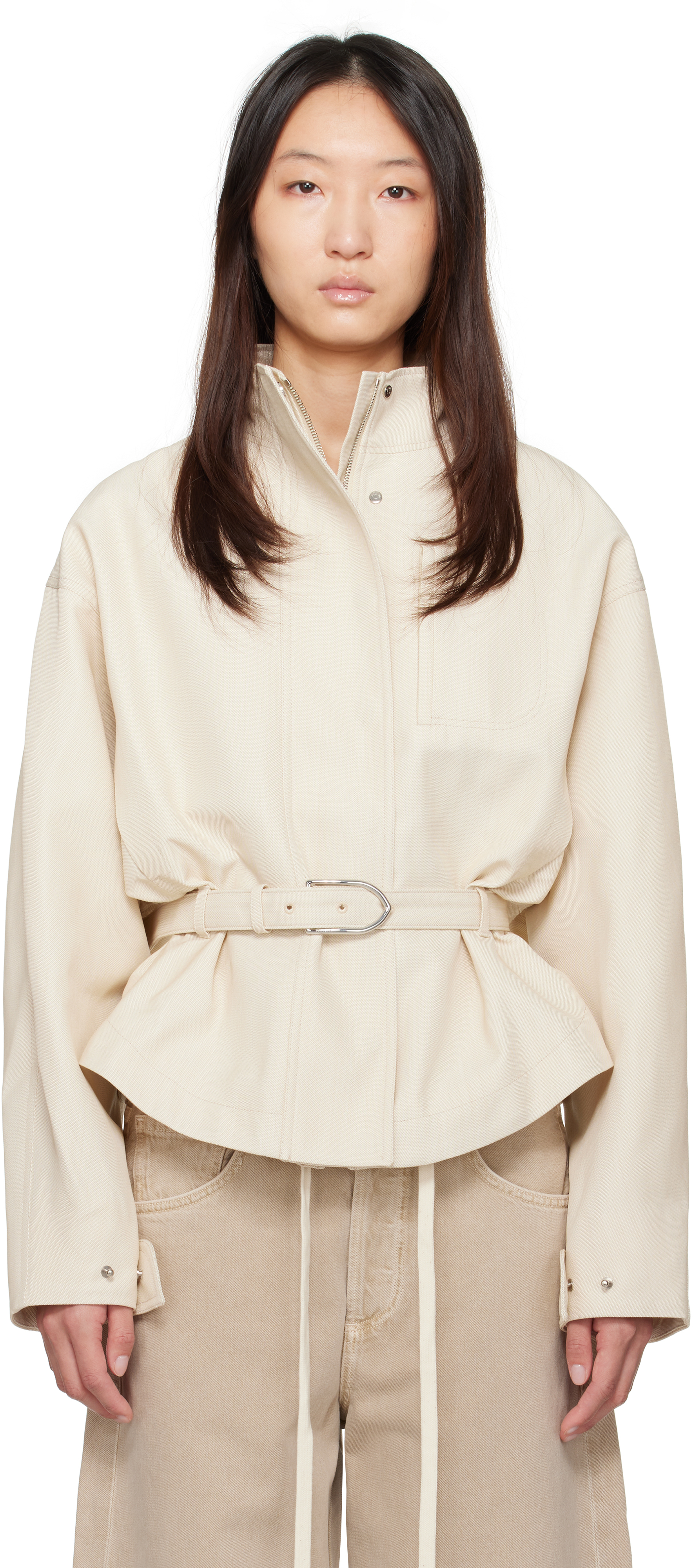 Beige La Croisi&amp;egrave;re &#039;the Ciro&#039; Jacket