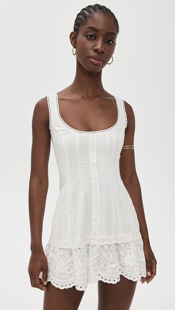 Guizio Aylin Eyelet Dress