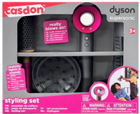 Dyson Supersonic Styling Roleplay Set - was £24.99, now £16.99
Made to look and work just like the Dyson hair dryer we all want, this toy hairdryer is the perfect toy for little ones who love copying mum's every move. It looks just like the iconic Dyson Supersonic hair drier and blows real air, plus it comes with combs, brushes, and nozzles.