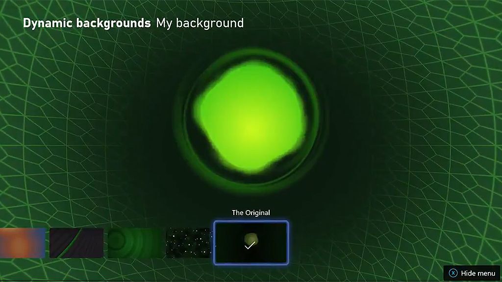 Xbox&#039;s &#039;The Original&#039; Dynamic Background