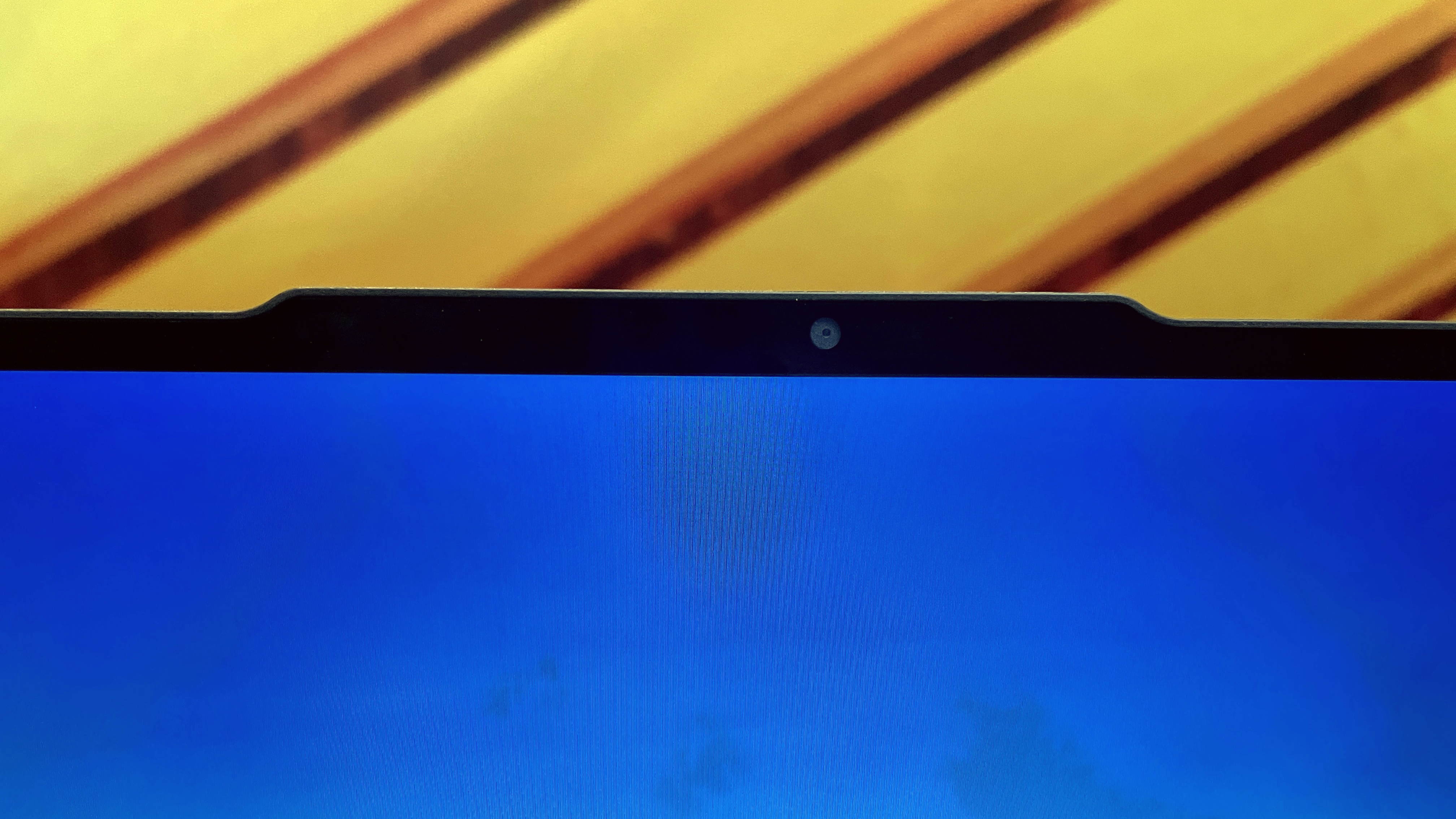 Closeup of Lenovo ThinkPad Z13 Communications Bar
