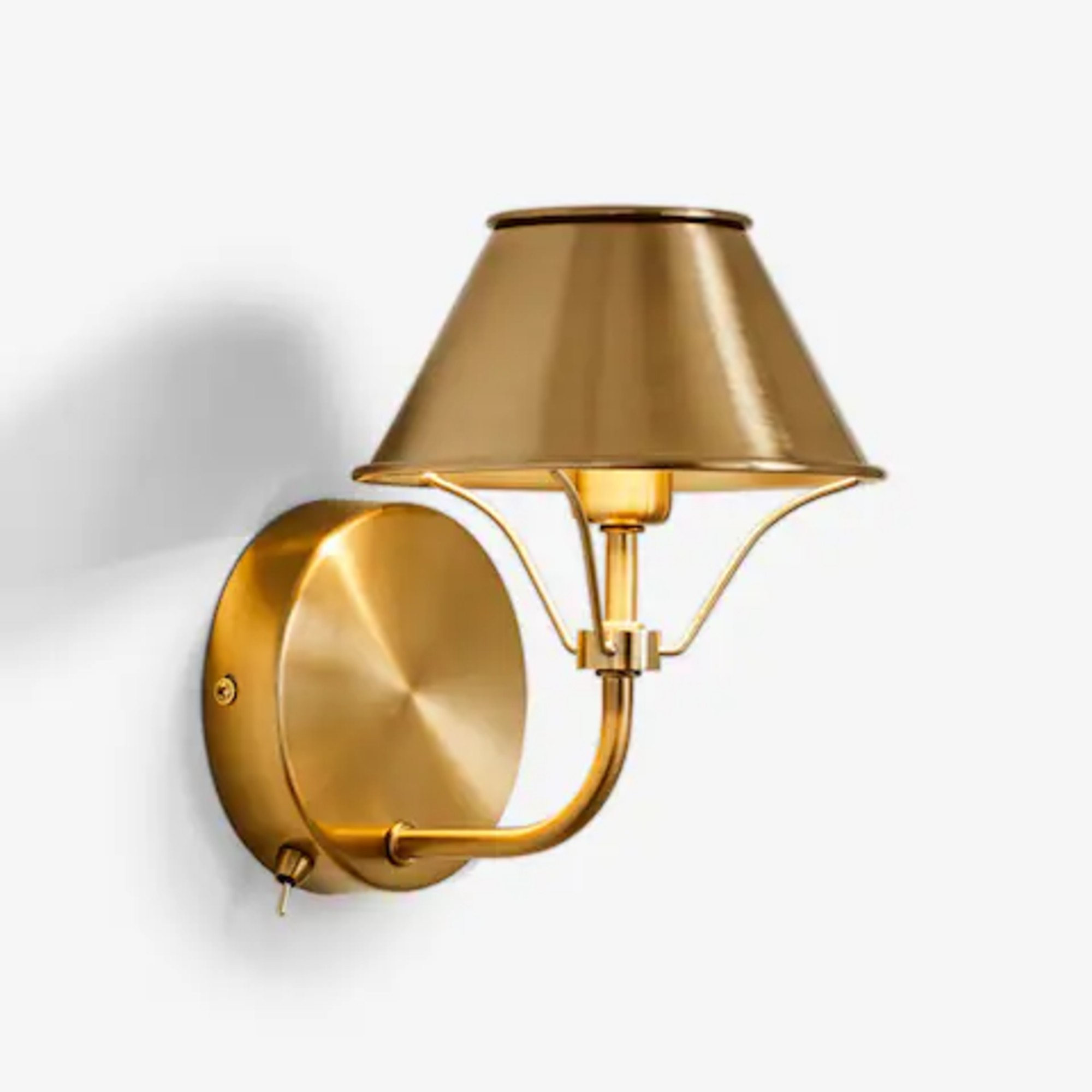 Next Brass Hector Rechargeable Wireless Wall Light