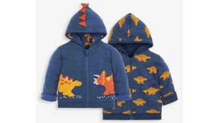 DINOSAUR APPLIQUÉ REVERSIBLE HOODIE from Jo Jo Maman Bébé - best kids' hoodies