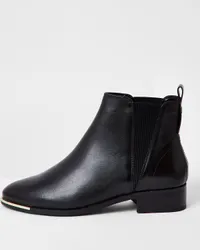 River Island Black Leather Chelsea Boots | $111/£60