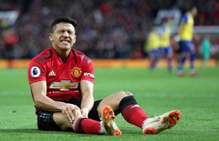 Alexis Sanchez is sidelined through injury
