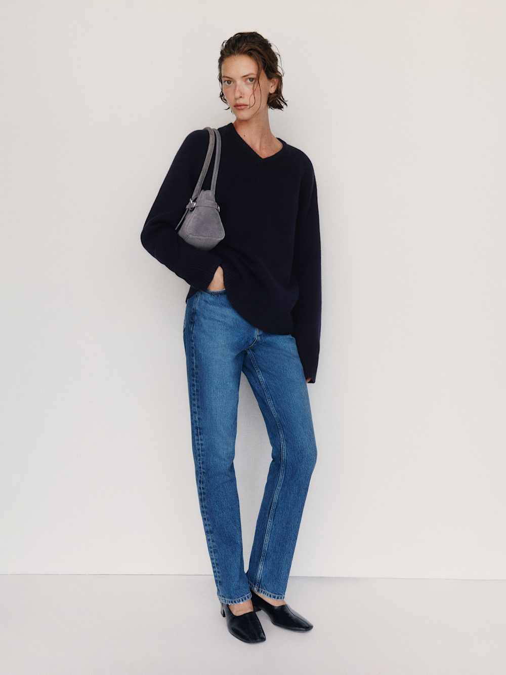 Sydney Regenerative Wool V-Neck Sweater