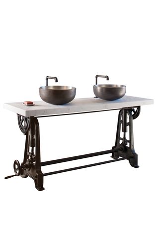 INDUSTRIAL CONSOLE IN BLACK, £21,000, WEST ONE BATHROOMS