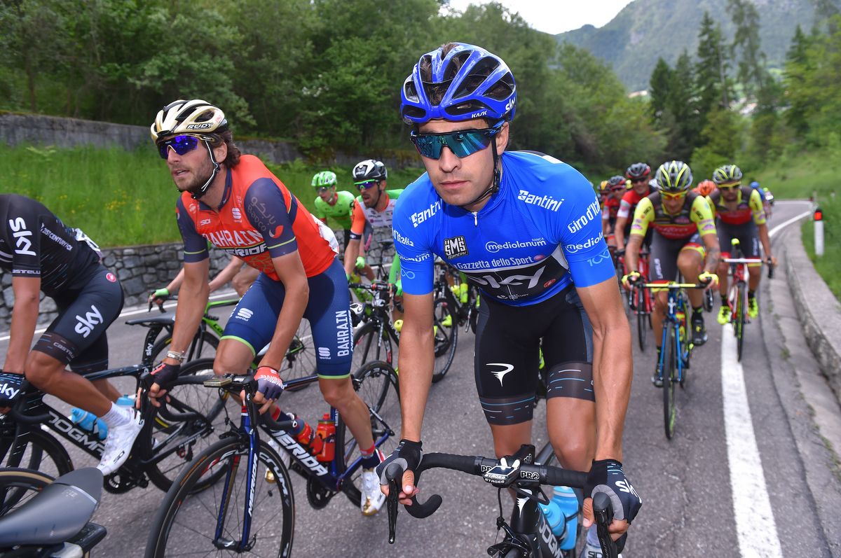 Mikel Landa (Team Sky) rolling along