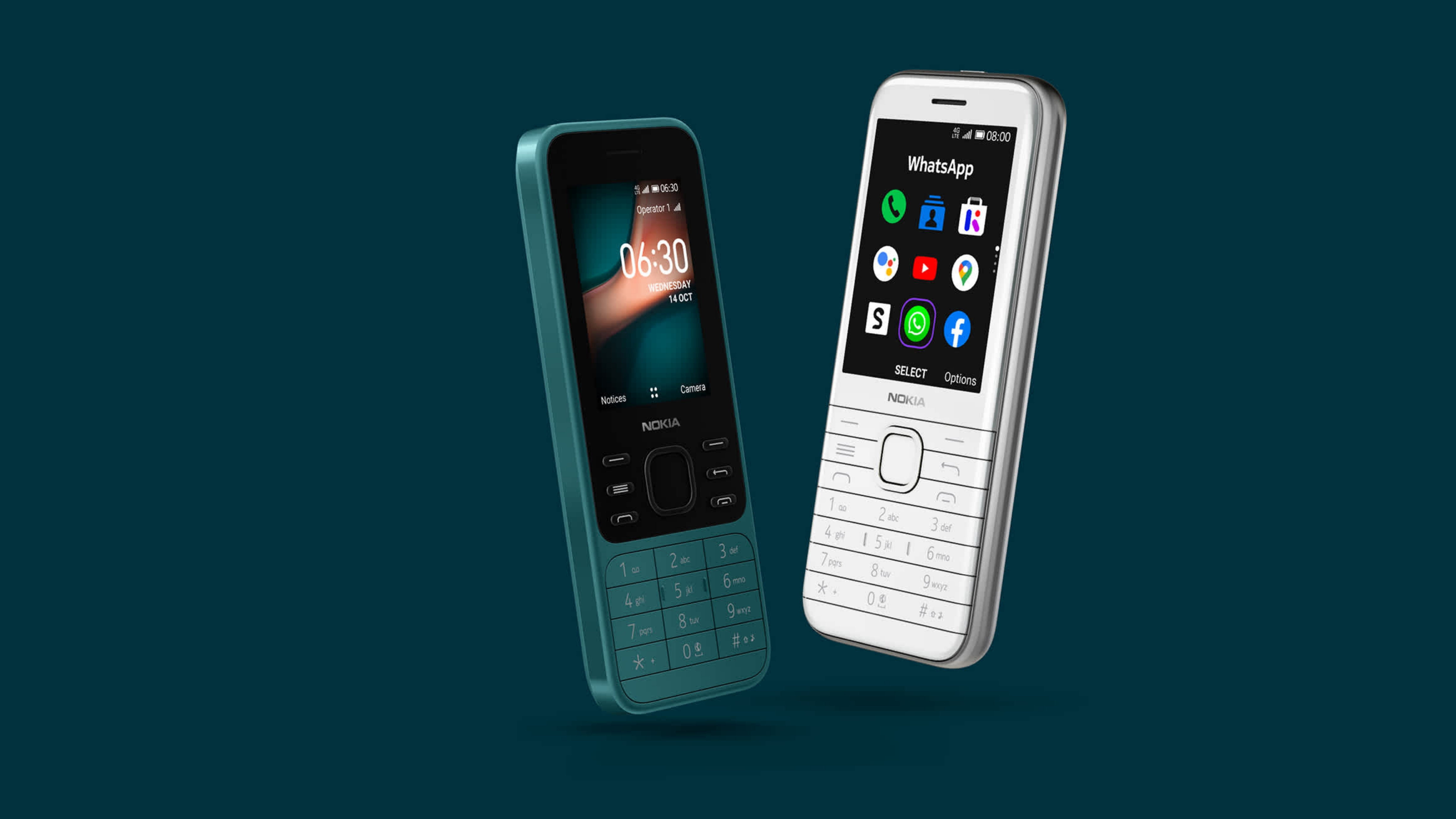 nokia keypad mobile with whatsapp